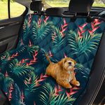 Tropical Plants Hawaii Pattern Print Pet Car Back Seat Cover