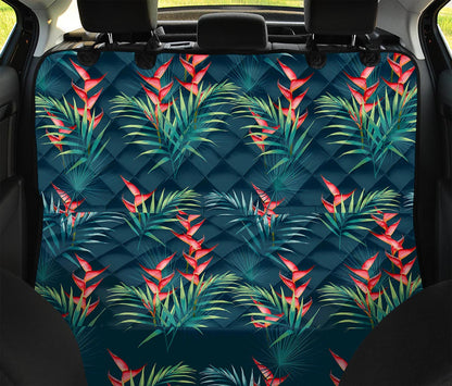 Tropical Plants Hawaii Pattern Print Pet Car Back Seat Cover