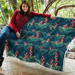 Tropical Plants Hawaii Pattern Print Quilt