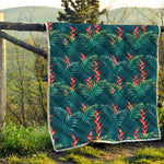 Tropical Plants Hawaii Pattern Print Quilt