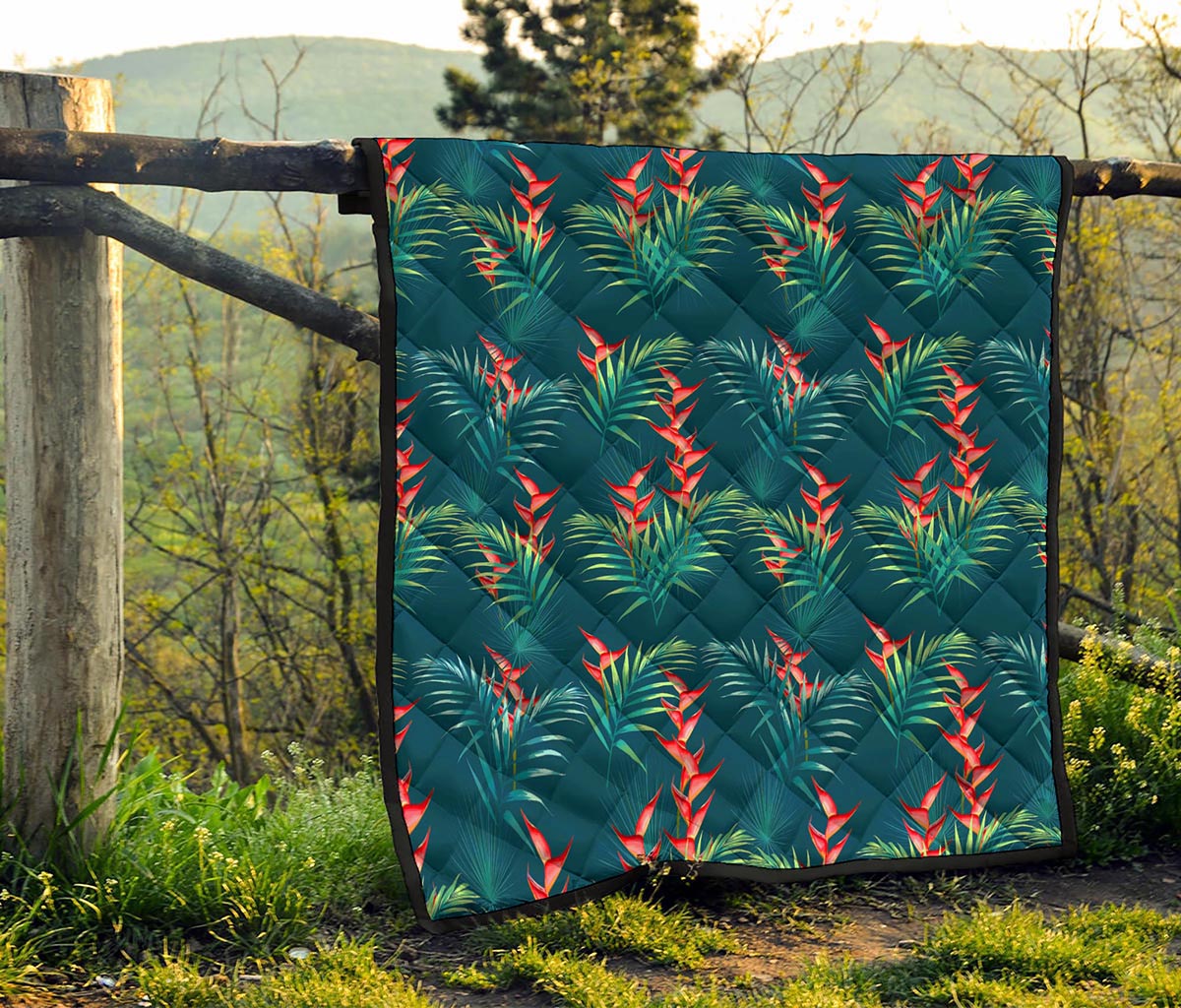 Tropical Plants Hawaii Pattern Print Quilt