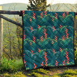 Tropical Plants Hawaii Pattern Print Quilt