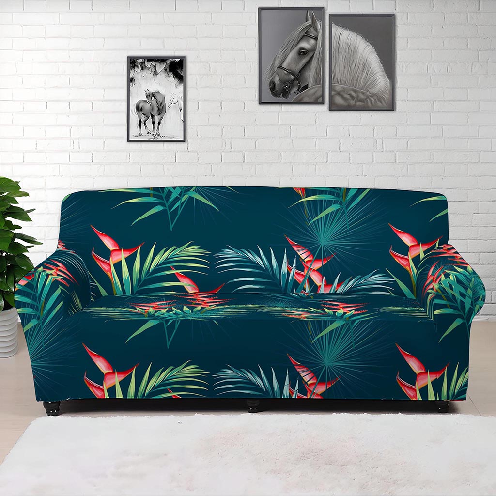 Tropical Plants Hawaii Pattern Print Sofa Cover