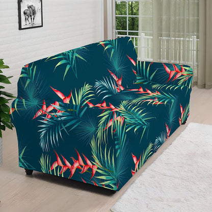 Tropical Plants Hawaii Pattern Print Sofa Cover