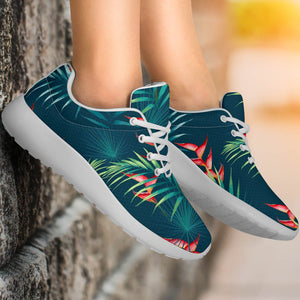 Tropical Plants Hawaii Pattern Print Sport Shoes GearFrost