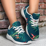 Tropical Plants Hawaii Pattern Print Sport Shoes GearFrost