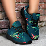 Tropical Plants Hawaii Pattern Print Sport Shoes GearFrost