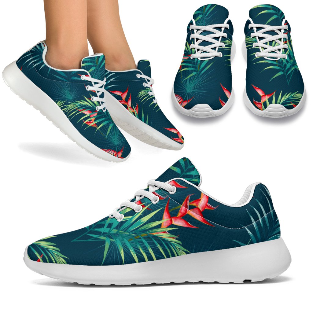 Tropical Plants Hawaii Pattern Print Sport Shoes GearFrost