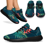 Tropical Plants Hawaii Pattern Print Sport Shoes GearFrost