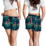 Tropical Plants Hawaii Pattern Print Women's Shorts