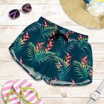 Tropical Plants Hawaii Pattern Print Women's Shorts