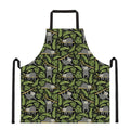 Tropical Sloth Pattern Print Apron