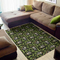Tropical Sloth Pattern Print Floor Mat