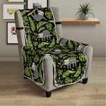 Tropical Sloth Pattern Print Armchair Protector