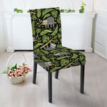 Tropical Sloth Pattern Print Dining Chair Slipcover