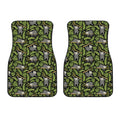 Tropical Sloth Pattern Print Front Car Floor Mats