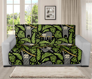 Tropical Sloth Pattern Print Futon Protector