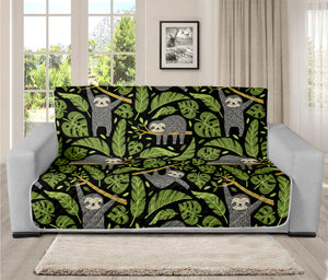 Tropical Sloth Pattern Print Futon Protector