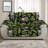 Tropical Sloth Pattern Print Half Sofa Protector