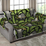 Tropical Sloth Pattern Print Loveseat Protector