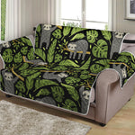 Tropical Sloth Pattern Print Loveseat Protector