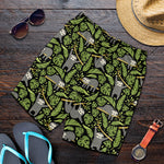 Tropical Sloth Pattern Print Men's Shorts