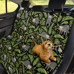 Tropical Sloth Pattern Print Pet Car Back Seat Cover