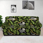 Tropical Sloth Pattern Print Sofa Cover