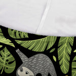 Tropical Sloth Pattern Print Sofa Cover