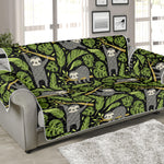 Tropical Sloth Pattern Print Sofa Protector