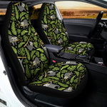 Tropical Sloth Pattern Print Universal Fit Car Seat Covers