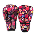 Tropical Summer Fruits Pattern Print Boxing Gloves