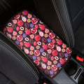 Tropical Summer Fruits Pattern Print Car Center Console Cover