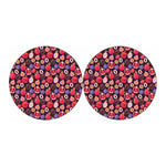 Tropical Summer Fruits Pattern Print Car Coasters