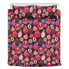 Tropical Summer Fruits Pattern Print Duvet Cover Bedding Set