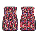 Tropical Summer Fruits Pattern Print Front Car Floor Mats