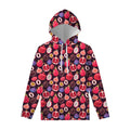 Tropical Summer Fruits Pattern Print Pullover Hoodie