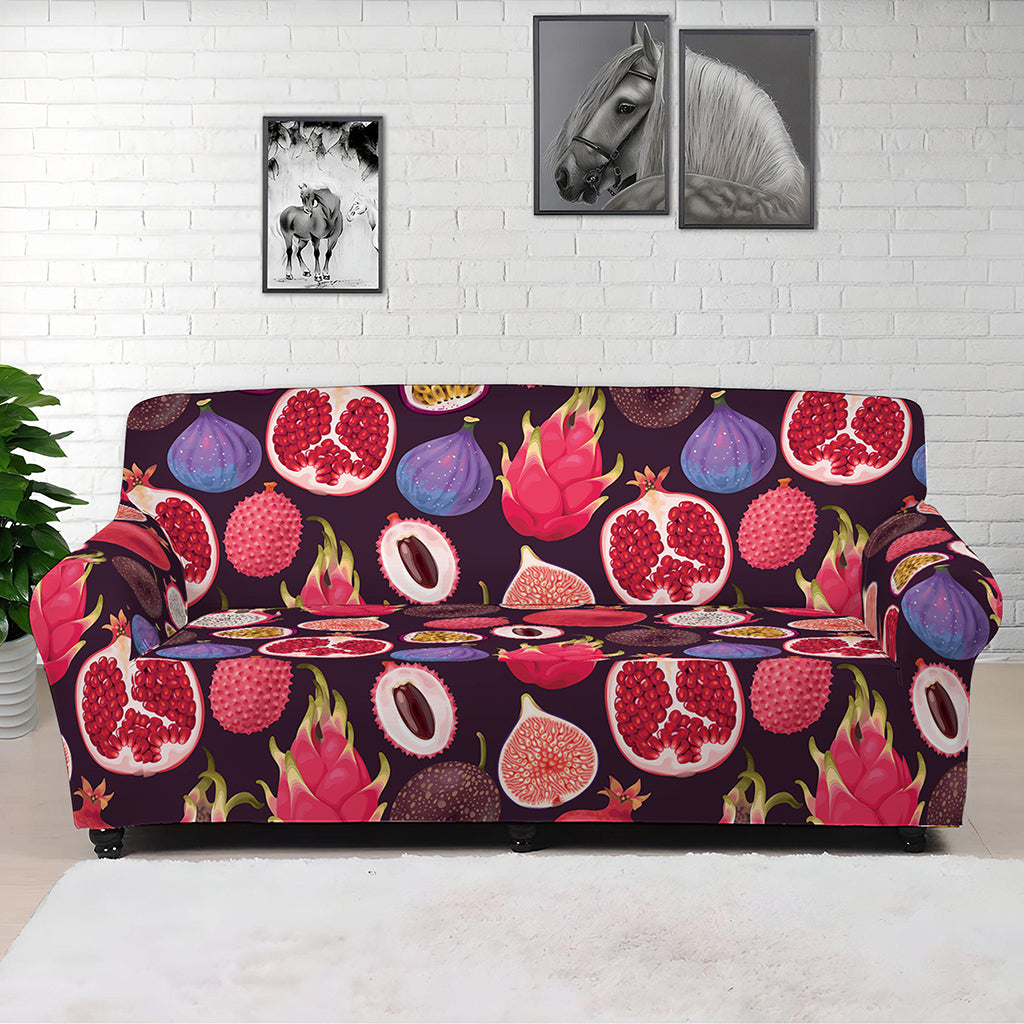 Tropical Summer Fruits Pattern Print Sofa Cover