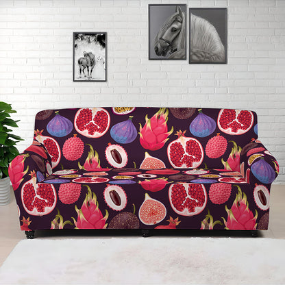 Tropical Summer Fruits Pattern Print Sofa Cover