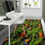 Tropical Summer Pattern Print Area Rug GearFrost