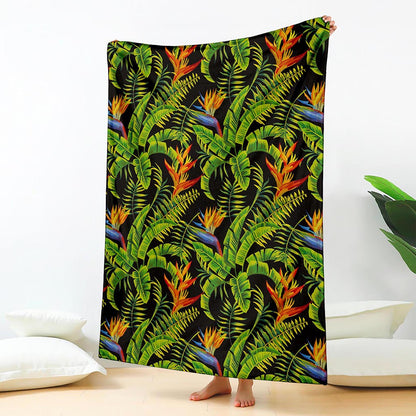 Tropical Summer Pattern Print Blanket