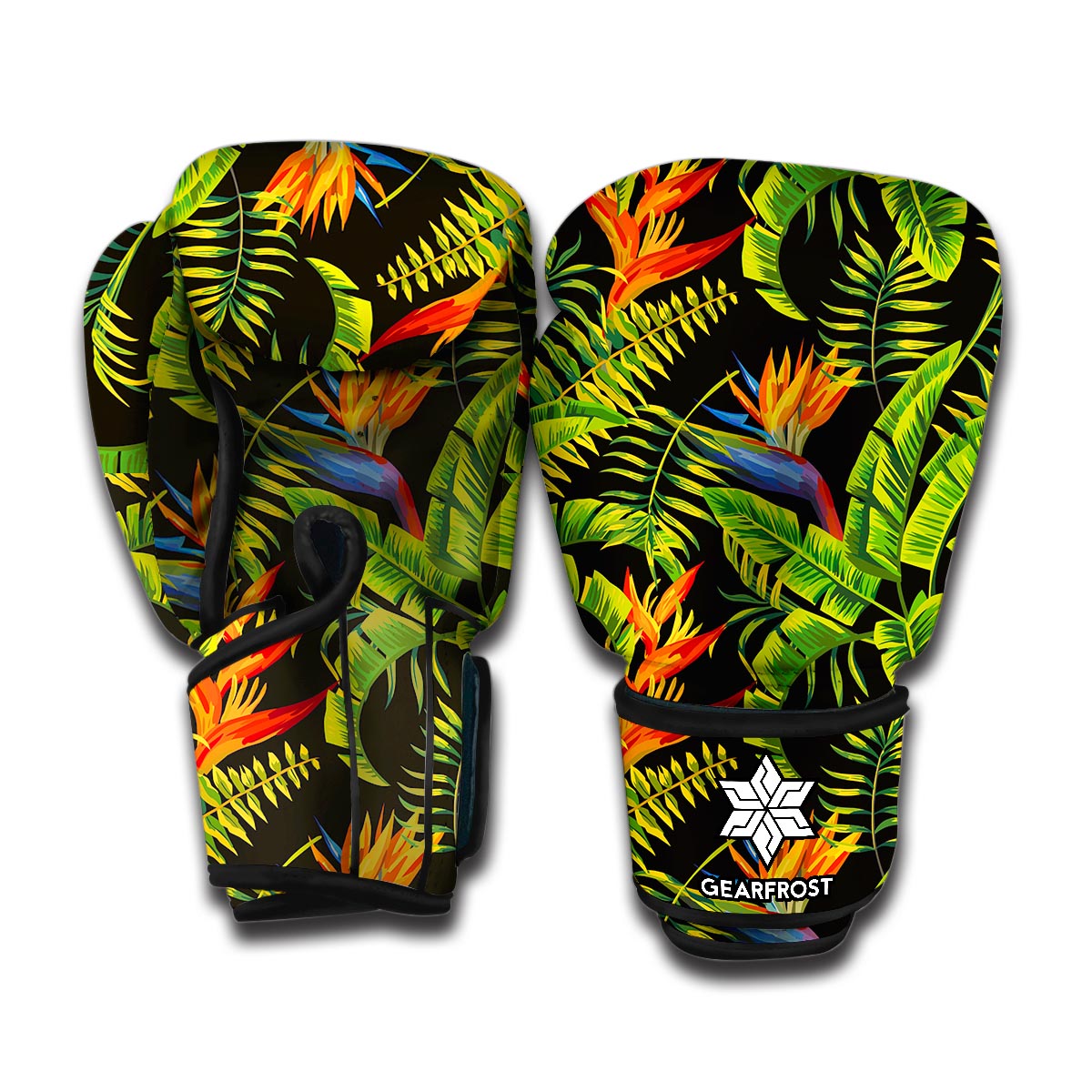 Tropical Summer Pattern Print Boxing Gloves