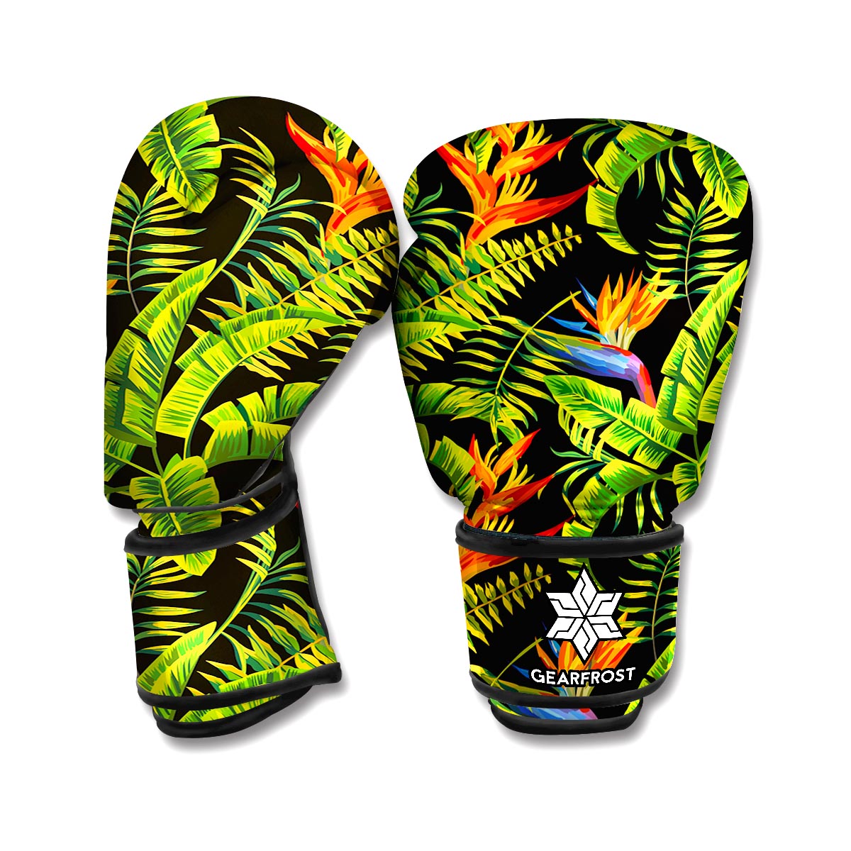Tropical Summer Pattern Print Boxing Gloves