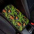 Tropical Summer Pattern Print Car Center Console Cover