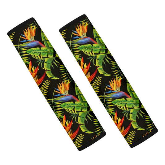 Tropical Summer Pattern Print Car Seat Belt Covers