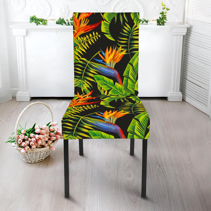 Tropical Summer Pattern Print Dining Chair Slipcover