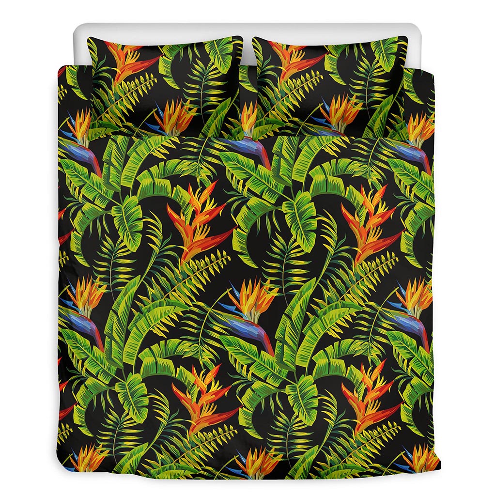 Tropical Summer Pattern Print Duvet Cover Bedding Set