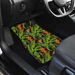 Tropical Summer Pattern Print Front and Back Car Floor Mats