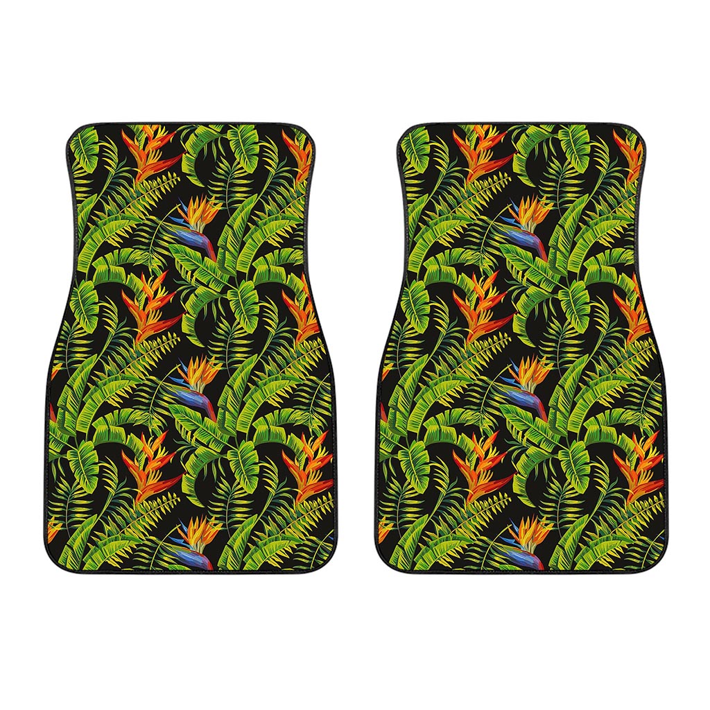 Tropical Summer Pattern Print Front Car Floor Mats