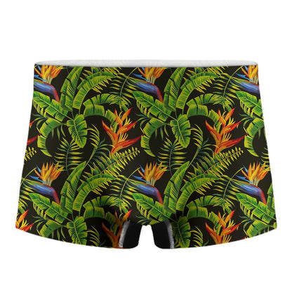 Tropical Summer Pattern Print Men's Boxer Briefs